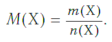 Молярная масса формула